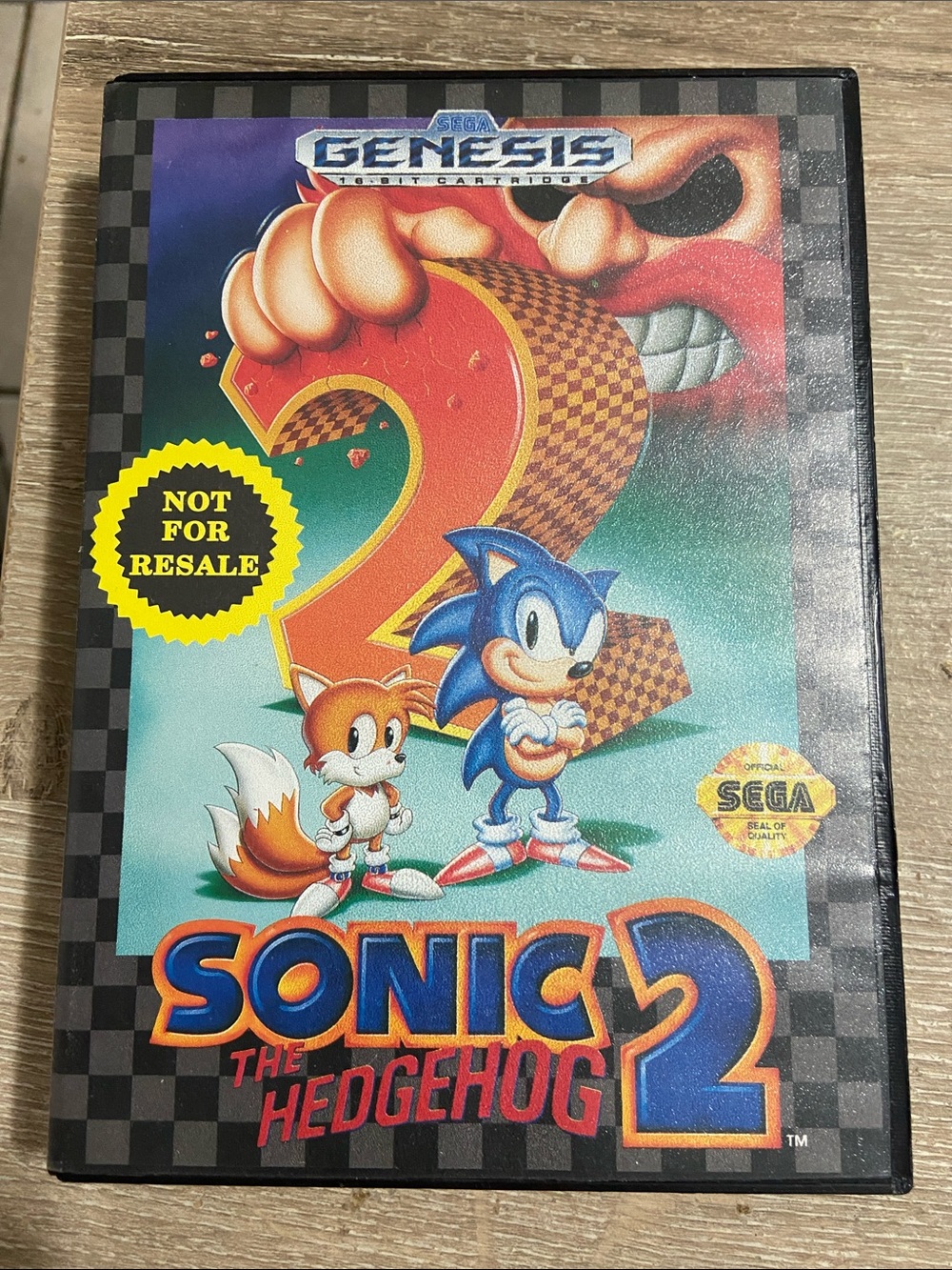 Sonic The Hedgehog 2 (Sega Genesis, 1992) Complete (Not For Resale)